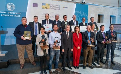 Siete empresas vascas reciben de manos del lehendakari los Premios Europeos de Medio Ambiente